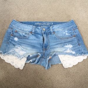 American Eagle size 6 jean shorts